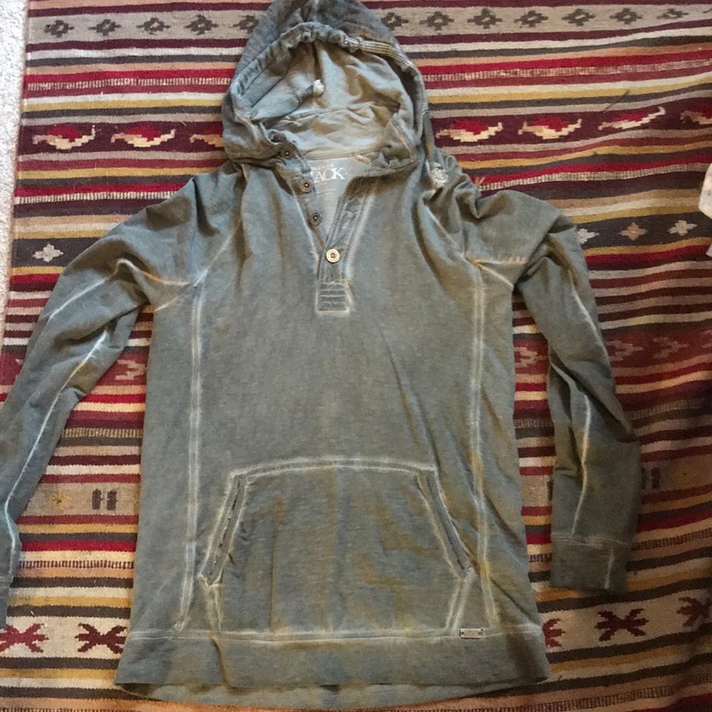 Buckle Black Sage Green light Hoodie